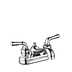 4" Lever Handle Basin Mixers with Long Nozzle